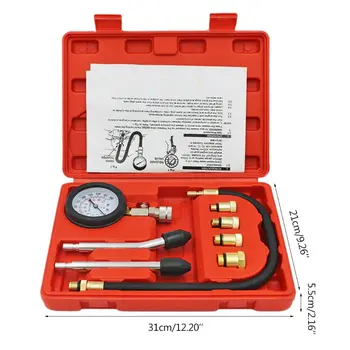 Portable Motor Auto Petrol Gas Engine Cylinder Pressure Gauge Compression Tester B85C
Portable Motor Auto Petrol Gas Engine Cylinder Pressure Gauge Compression Tester B85C