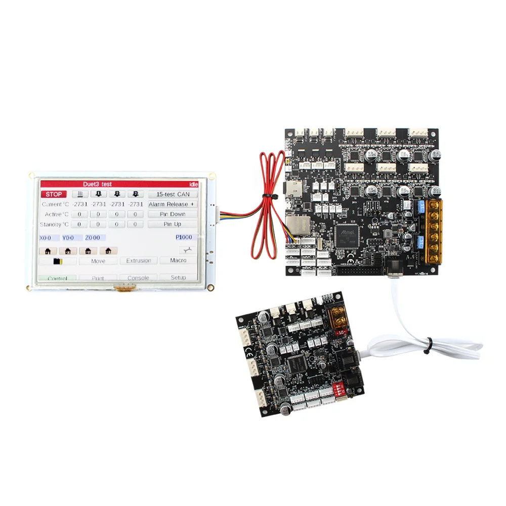 Cloned Duet 3 6HC and Duet 3 Expansion 3HC and 7i Screen Upgrades Controller Board Advanced 32bit For 3D Printer CNC Machine
Cloned Duet 3 6HC and Duet 3 Expansion 3HC and 7i Screen Upgrades Controller Board Advanced 32bit For 3D Printer CNC Machine
