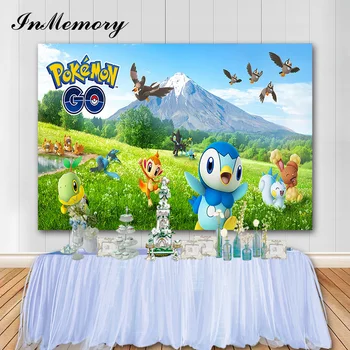 InMemory Vinyl Photo Background Pokemon Kids 1st Birthday Photographic Backdrops Custom Name Age Photo Studio Backdrop Photocall 
InMemory Vinyl Photo Background Pokemon Kids 1st Birthday Photographic Backdrops Custom Name Age Photo Studio Backdrop Photocall