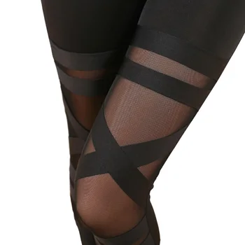 CHSDCSI Sexy Tight Women Goth Rocker Cross Bandage Straps Stocking Tights Black Hollow Tights Stockings High Elastic Vintage 
CHSDCSI Sexy Tight Women Goth Rocker Cross Bandage Straps Stocking Tights Black Hollow Tights Stockings High Elastic Vintage