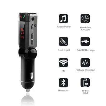 Hot Onever Wireless Bluetooth Car FM Transmitter Kit MP3 Music Player USB Car Charger Support Handsfree SD Card for iPhone Samsu
Hot Onever Wireless Bluetooth Car FM Transmitter Kit MP3 Music Player USB Car Charger Support Handsfree SD Card for iPhone Samsu