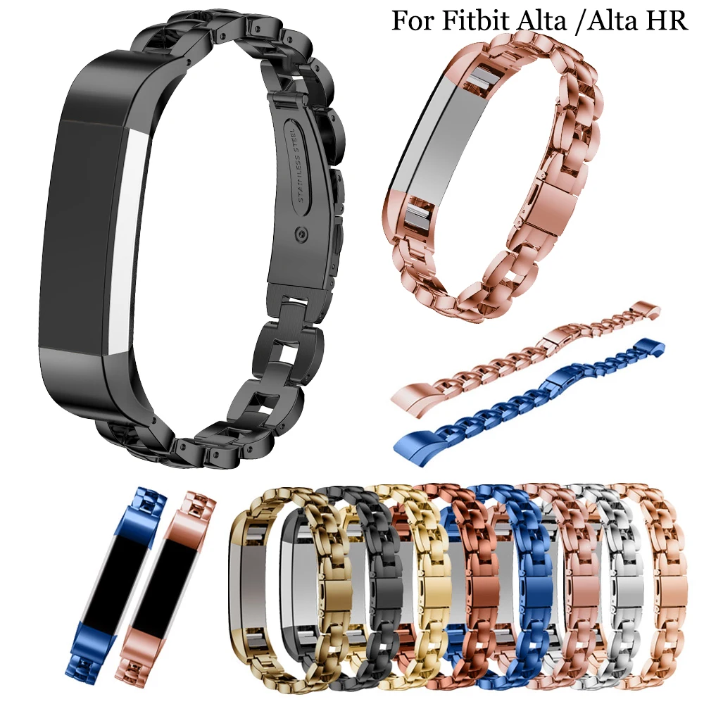 

High Quality Bands Premium metal Stainless Steel Watch Band for Fitbit Alta HR/Alta Ace Smart Watch Replacement Accessory