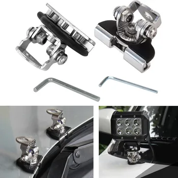 2PCS Universal Adjustable Pillar Hood Led Work Light Mount Bracket Clamp Holder for Off Road Truck SUV
2PCS Universal Adjustable Pillar Hood Led Work Light Mount Bracket Clamp Holder for Off Road Truck SUV