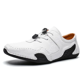 2020 Fashion Casual Men Shoes spring autumn Men High quality genuine Leather Shoes outdoor Men's Comfortable Flat Loafers shoes 
2020 Fashion Casual Men Shoes spring autumn Men High quality genuine Leather Shoes outdoor Men's Comfortable Flat Loafers shoes