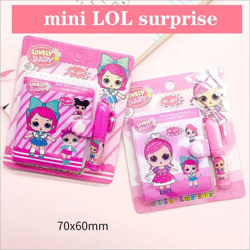 Genuine 2 In 1 LOL Surprise Original Dolls Mini Notebook Set Portable Button Diary with Ballpoint Pen Girl Toys Gift Random 1 Pc
Genuine 2 In 1 LOL Surprise Original Dolls Mini Notebook Set Portable Button Diary with Ballpoint Pen Girl Toys Gift Random 1 Pc