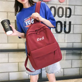 Backpack Women 2019 New Hot Fashion Female Casual Letters Students School Bags Girls Canvas Backpacks Shoulder Bags
Backpack Women 2019 New Hot Fashion Female Casual Letters Students School Bags Girls Canvas Backpacks Shoulder Bags