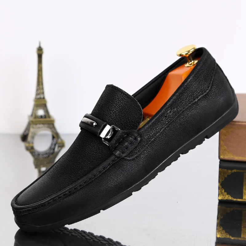 Men genuine Leather Flats Shoes Men's Boat loafers Shoes Black slip on fashion Casual Loafers Elegant Moccasin Leisure FootWear
Men genuine Leather Flats Shoes Men's Boat loafers Shoes Black slip on fashion Casual Loafers Elegant Moccasin Leisure FootWear
