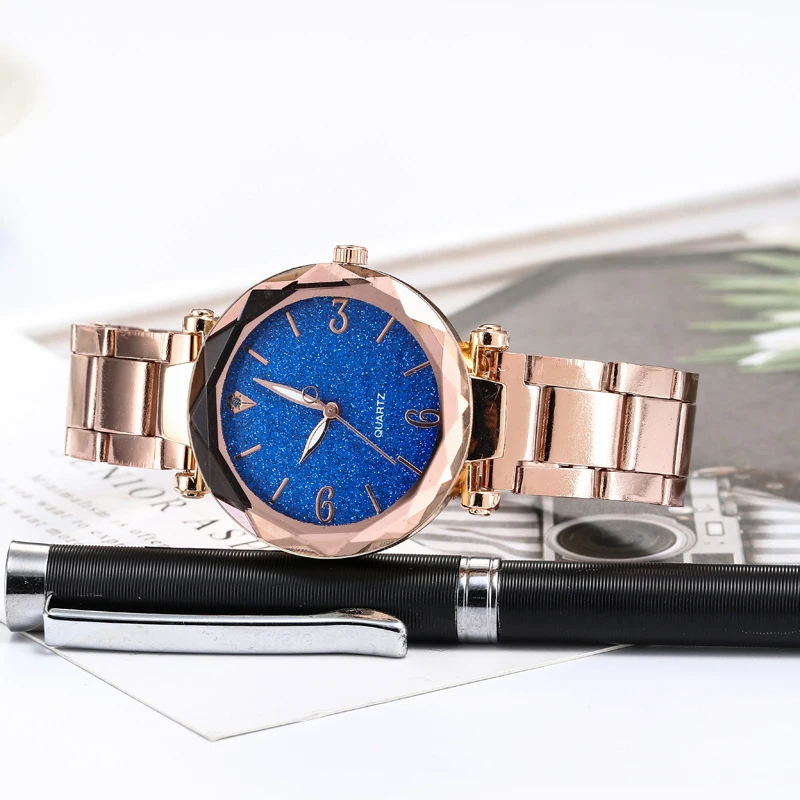 Reloj Women Watches Star Sky Watch Dial Clock Luxury Rose Gold Women's Bracelet Wrist Watches Ladies Watch Relogio Feminino 2019
Reloj Women Watches Star Sky Watch Dial Clock Luxury Rose Gold Women's Bracelet Wrist Watches Ladies Watch Relogio Feminino 2019
