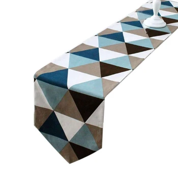 Modern Geometric e-Pattern Table Runner - Polyester Fabric Table Top Decoration Home Decor 
Modern Geometric e-Pattern Table Runner - Polyester Fabric Table Top Decoration Home Decor