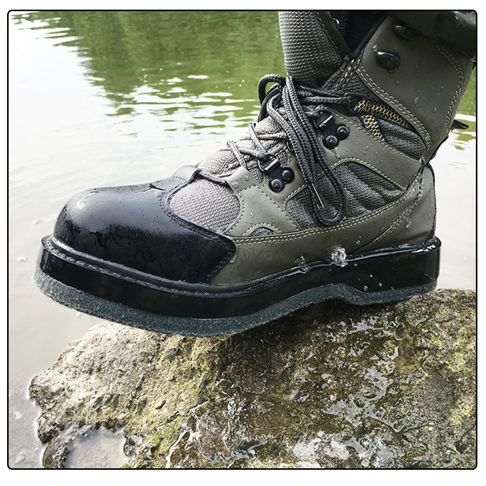 Резиновые или фетровые рыболовные ботинки Нескользящие зимние для восхождения