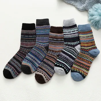5 Pack Womens Socks Vintage Winter Soft Warm Knit Wool Socks Harajuku Calcetines Female and Ladies Long Socks Skarpetki Damskie 
5 Pack Womens Socks Vintage Winter Soft Warm Knit Wool Socks Harajuku Calcetines Female and Ladies Long Socks Skarpetki Damskie