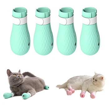 4PCS Anti-Scratch Cat Shoes Boots Adjustable Pet Cat Paw Protector Bath Washing Cat Claw Cover For Pet Cat Grooming Supplies
4PCS Anti-Scratch Cat Shoes Boots Adjustable Pet Cat Paw Protector Bath Washing Cat Claw Cover For Pet Cat Grooming Supplies