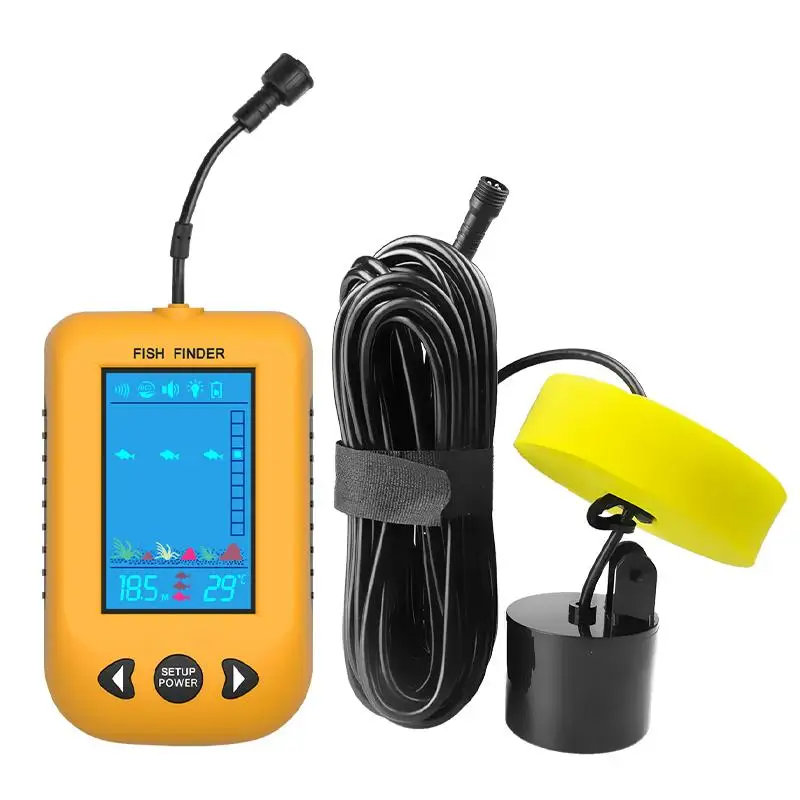 Wired Fish Finder Sonar Bite Alarm Echo Sounder Sonar For Fishing 100M Water Depth Fishing Finder Portable Fish Finder XF03
Wired Fish Finder Sonar Bite Alarm Echo Sounder Sonar For Fishing 100M Water Depth Fishing Finder Portable Fish Finder XF03