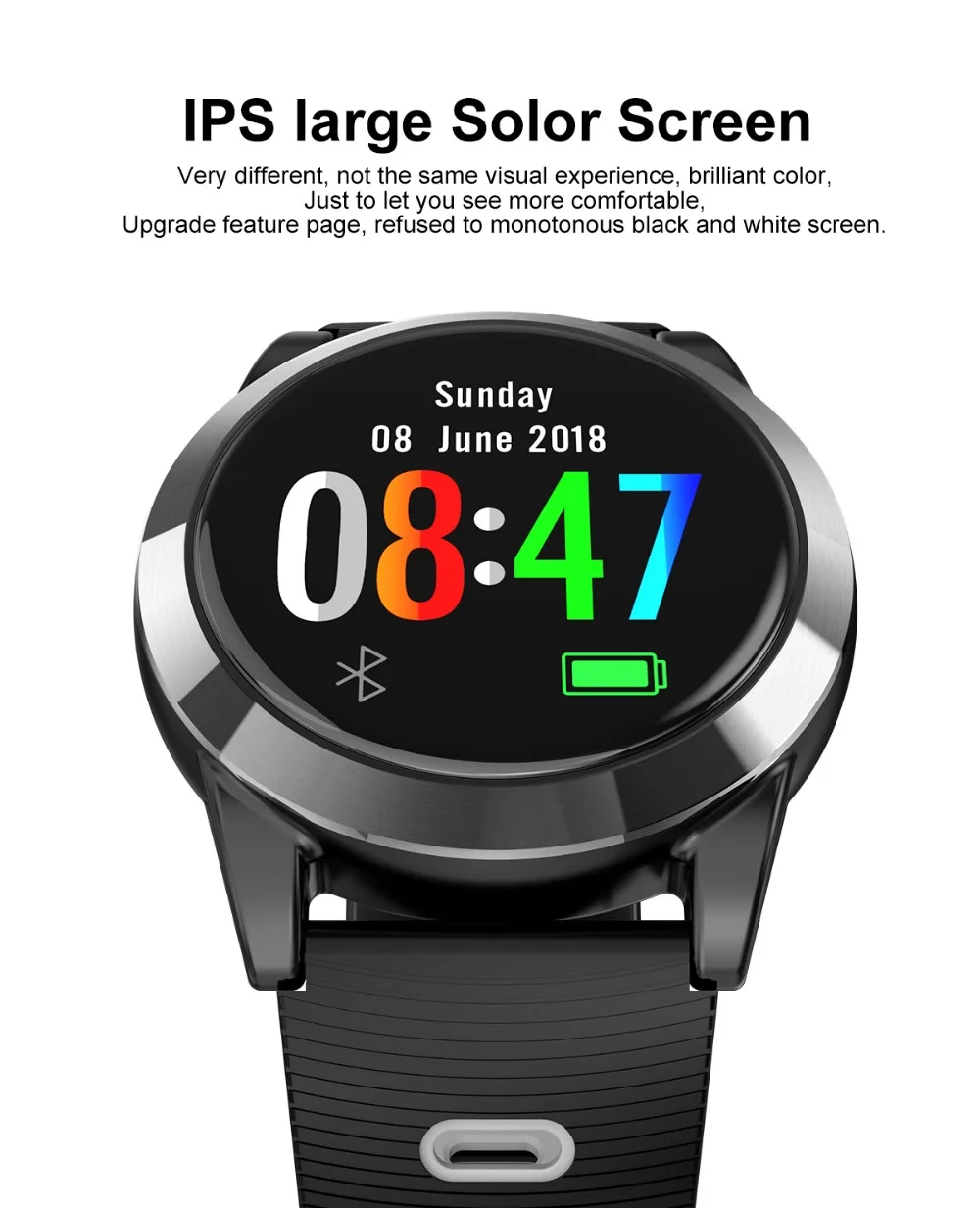 R15 Sport Smart Watch Blood Pressure Heart Rate Monitor IP67 Waterproof Bluetooth Wrist Smartwatch for Xiao mi Android IOS Phone (2)
