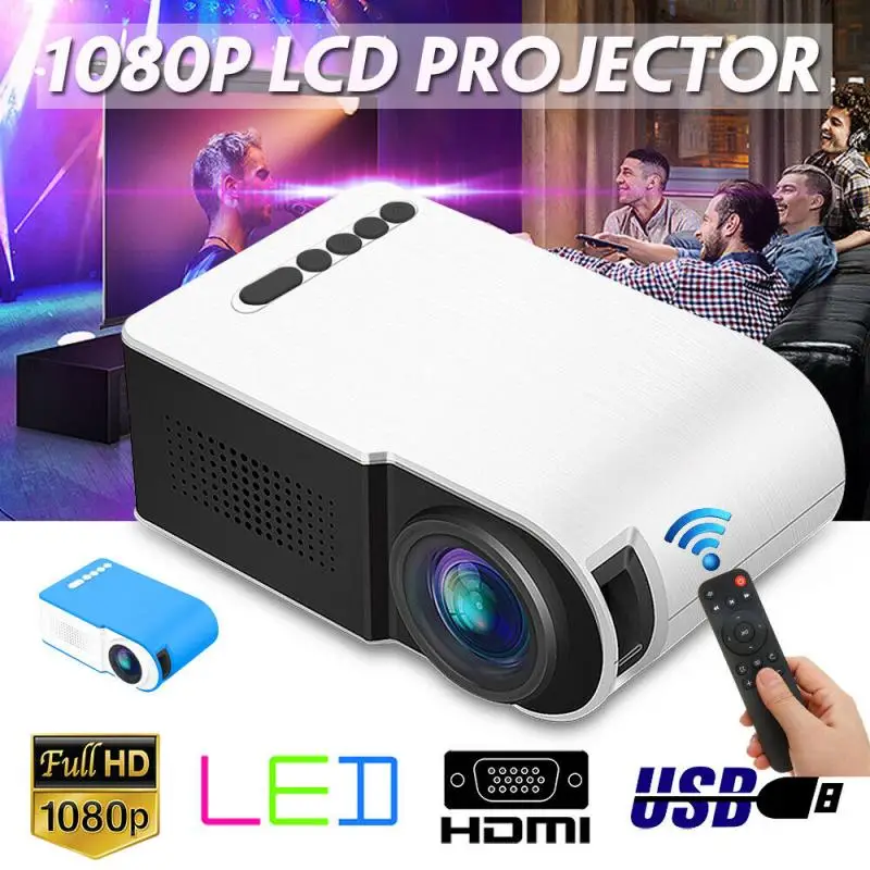 YG210 Mini Projector Beamer For Home Travel With HD Speaker 1080P HDMI HD Video Signal Portable Smartphone Projectors Projetor
YG210 Mini Projector Beamer For Home Travel With HD Speaker 1080P HDMI HD Video Signal Portable Smartphone Projectors Projetor