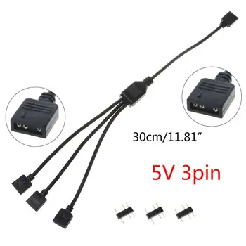 5V 3Pin Interface Transfer Extension Cable RGB Splitter for A-SUS MSI Motherboard Aura Sync Hub
5V 3Pin Interface Transfer Extension Cable RGB Splitter for A-SUS MSI Motherboard Aura Sync Hub