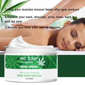 Mo Tulip Hemp Essential Oil Day Night Face Cream Anti-Aging Relieve Anxiety Help Sleep Moisturizing Cream 60ML
Mo Tulip Hemp Essential Oil Day Night Face Cream Anti-Aging Relieve Anxiety Help Sleep Moisturizing Cream 60ML