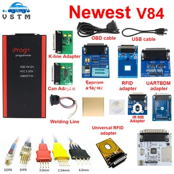 V84 Iprog+ Iprog Pro with IR MB Adapter for Odometer Correction tool Mileage Adjustment Car Key Programmer Reset Tool
V84 Iprog+ Iprog Pro with IR MB Adapter for Odometer Correction tool Mileage Adjustment Car Key Programmer Reset Tool