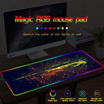 FFFAS Gaming Mouse Pad RGB Large Gamer Computer Backlight Mousepad With USB For Desk Keyboard LED Mice Mat For CSGO Gamer
FFFAS Gaming Mouse Pad RGB Large Gamer Computer Backlight Mousepad With USB For Desk Keyboard LED Mice Mat For CSGO Gamer