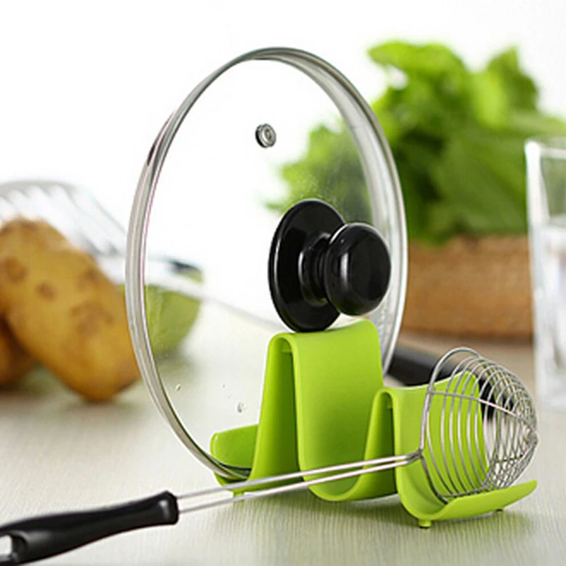 1PC Plastic Multifunction Pot Pan Spoon Lid Storage Stand Holder Rack Utensil Household Cooking Kitchen Tool Wave Shape
1PC Plastic Multifunction Pot Pan Spoon Lid Storage Stand Holder Rack Utensil Household Cooking Kitchen Tool Wave Shape