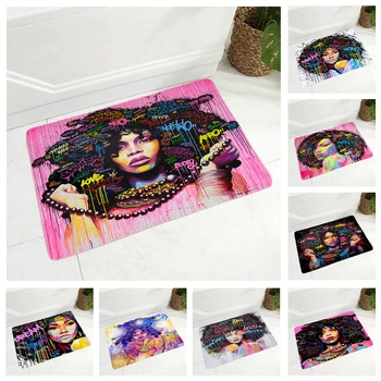 Soft Flannel African Woman Floor Mat for Bathroom Bedroom Non-Slip Decor Fashion Afro-hair Doormat Dining Hall Carpet 40x60cm
Soft Flannel African Woman Floor Mat for Bathroom Bedroom Non-Slip Decor Fashion Afro-hair Doormat Dining Hall Carpet 40x60cm