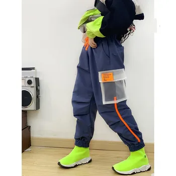 Free shipping 2019 spring autumn new loose elastic waist big pockets pants for baby girl and boys children trousers 3-12y ws948 
Free shipping 2019 spring autumn new loose elastic waist big pockets pants for baby girl and boys children trousers 3-12y ws948