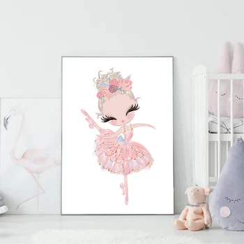Pink Princess Print Ballet Girl Canvas Poster Swan Nursery Art Painting Ballerina Poster Nordic Wall Pictures Kids Room Decor
Pink Princess Print Ballet Girl Canvas Poster Swan Nursery Art Painting Ballerina Poster Nordic Wall Pictures Kids Room Decor