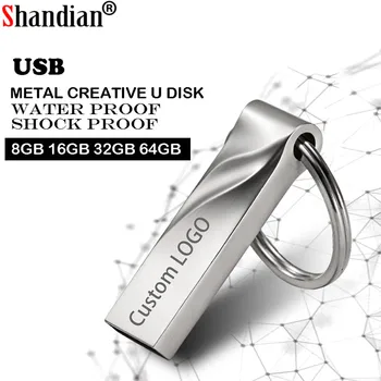 SHANDIAN Mini USB Flash Drives metal pen key disk pendrive usb flash stick memory card 4GB 16GB 32GB 64GB(Over 10pcs Free logo)
SHANDIAN Mini USB Flash Drives metal pen key disk pendrive usb flash stick memory card 4GB 16GB 32GB 64GB(Over 10pcs Free logo)