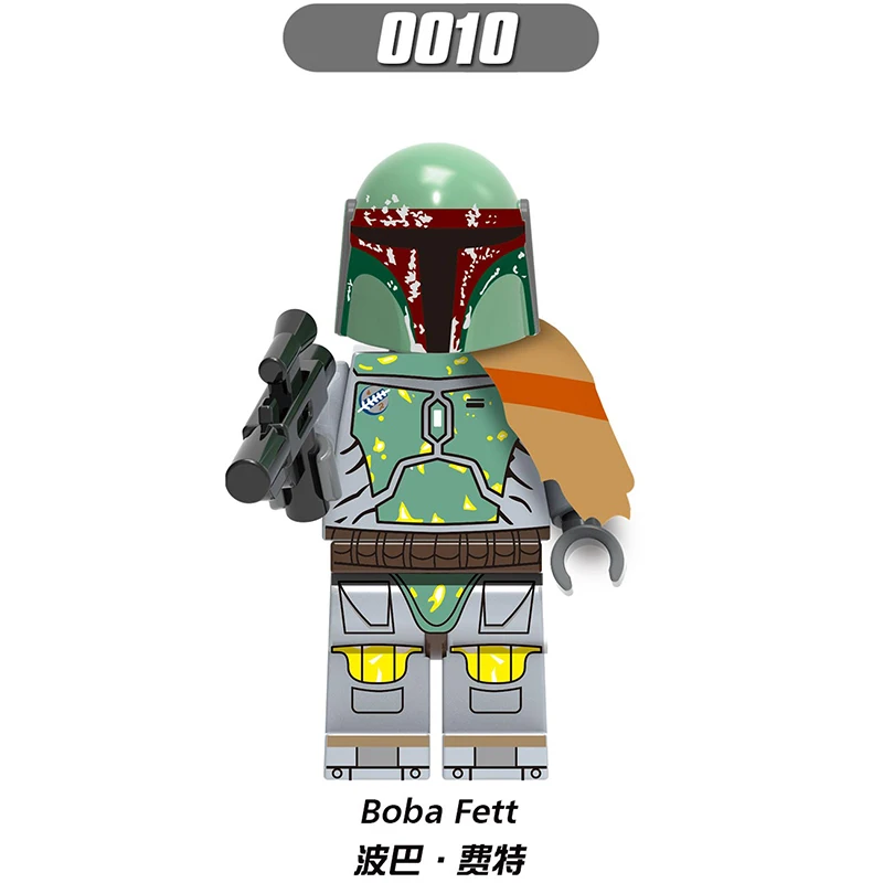 50PCS Starwars Figures Yoda Baby Wars Rey Fett Luke Skywalker Mandalorian Warrior Jango Fett Building Blocks Child Toys G0102
50PCS Starwars Figures Yoda Baby Wars Rey Fett Luke Skywalker Mandalorian Warrior Jango Fett Building Blocks Child Toys G0102