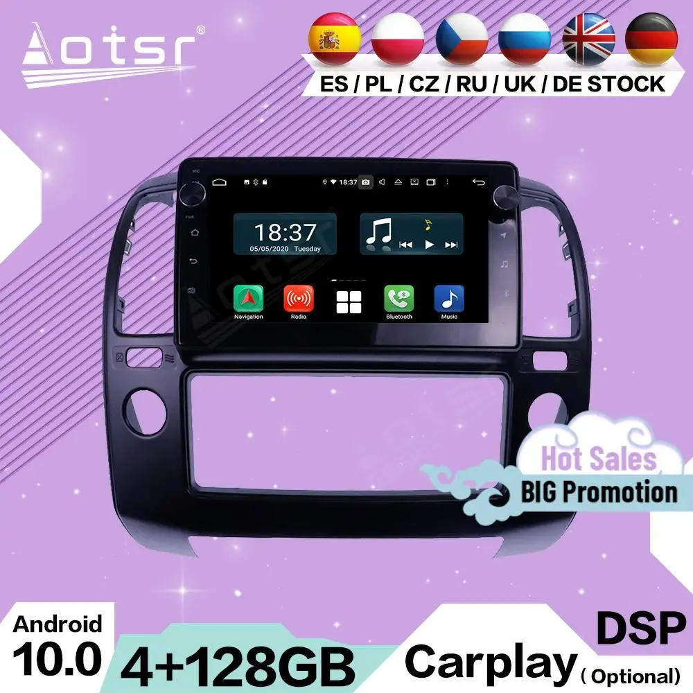 Мультимедийный стерео приемник Carplay, 128G, Android 10, для Nissan Navara 2006, 2007, 2008, 2009, 2010, 2011, 2012, GPS, навигатор, радио, головное устройство
Мультимедийный стерео приемник Carplay, 128G, Android 10, для Nissan Navara 2006, 2007, 2008, 2009, 2010, 2011, 2012, GPS, навигатор, радио, головное устройство