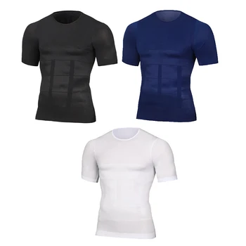 Men's Slimming Compression Tight Workout Chest Tummy Body Shaper Fat Burn Shirt Muscle Short Sleeve Shapewear
Men's Slimming Compression Tight Workout Chest Tummy Body Shaper Fat Burn Shirt Muscle Short Sleeve Shapewear