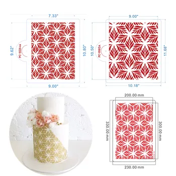 3 Size Flower Pattern Cake Stencil Plastic Lace Cake Boder Stencils Template DIY Drawing Mold Cake Decorating Tool Bakeware
3 Size Flower Pattern Cake Stencil Plastic Lace Cake Boder Stencils Template DIY Drawing Mold Cake Decorating Tool Bakeware