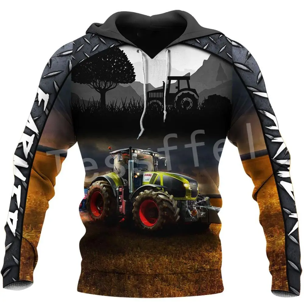 Tessffel Worker Farmer Tractor Pullover Crewneck Streetwear Harajuku Funny Casual Tracksuit Autumn Hoodies 3DPrint Men/Women B10
Tessffel Worker Farmer Tractor Pullover Crewneck Streetwear Harajuku Funny Casual Tracksuit Autumn Hoodies 3DPrint Men/Women B10