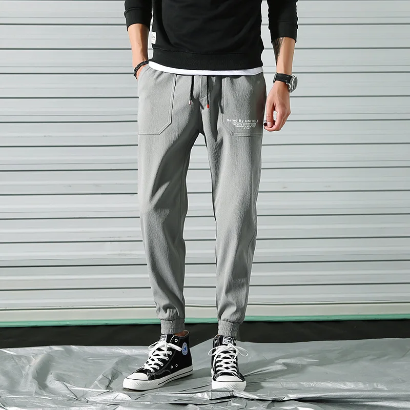 2019 Spring And Summer New Style Men Solid Color Casual Pants Japanese-style Loose-Fit Beam Leg Harem Capri Pants Fashion Large
2019 Spring And Summer New Style Men Solid Color Casual Pants Japanese-style Loose-Fit Beam Leg Harem Capri Pants Fashion Large