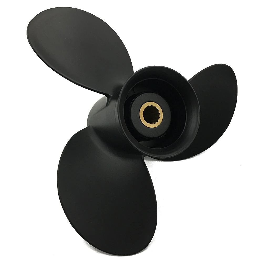Boat Propeller 9 1/2x8 Fit for Tohatsu 9.8-18HP Aluminum Prop 14 Tooth RH OEM NO: 3BAB64516-1 9.5x8
Boat Propeller 9 1/2x8 Fit for Tohatsu 9.8-18HP Aluminum Prop 14 Tooth RH OEM NO: 3BAB64516-1 9.5x8