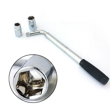 Car Tire Wrench Set High Torque Extension Handle With 2 Double-ended Sockets Chrome Vanadium Auto Spanner Lug Tire Repair Tools
Car Tire Wrench Set High Torque Extension Handle With 2 Double-ended Sockets Chrome Vanadium Auto Spanner Lug Tire Repair Tools