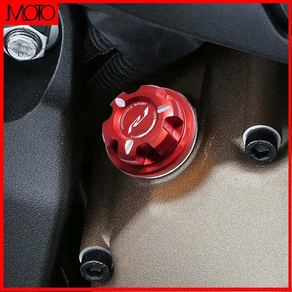 

Motorcycle Engine Oil Cap Bolt Screw Filler Cover Case for Yamaha YZF-R1 R1 1998-up