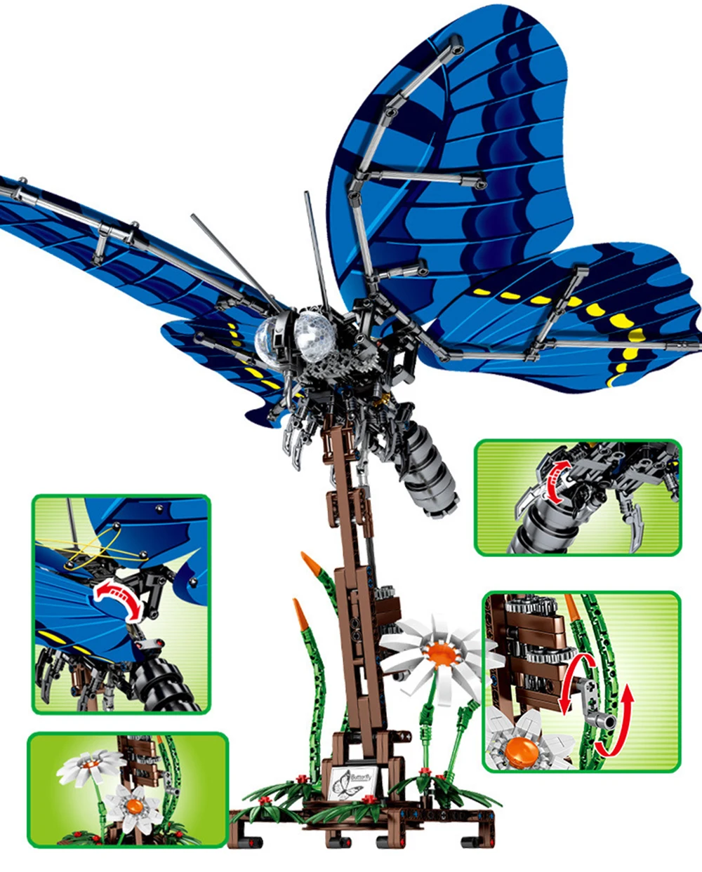 Simulation insect hand animal toy Puzzle butterfly robot toy assembled children's building Puzzle toys for children outdoor toy
Simulation insect hand animal toy Puzzle butterfly robot toy assembled children's building Puzzle toys for children outdoor toy