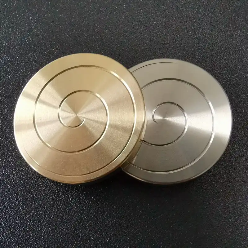 Dropshipping Kinetic Desk Toys Metal Spinner Desktop Transfer Coin