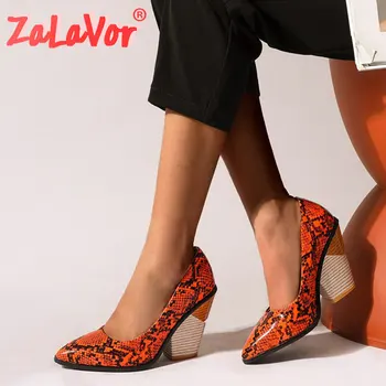 ZALAVOR Plus Size 34-48 Office Ladies Pumps Spring New Fashion Snake Print Dance Party High Heel Shoes Women Sexy Footwear 
ZALAVOR Plus Size 34-48 Office Ladies Pumps Spring New Fashion Snake Print Dance Party High Heel Shoes Women Sexy Footwear