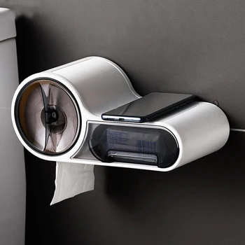 Plastic Toilet Paper Holder Multifunctional Free Punching Tissue Box Storage Box Toilet Waterproof For Bathroom Accessories
Plastic Toilet Paper Holder Multifunctional Free Punching Tissue Box Storage Box Toilet Waterproof For Bathroom Accessories
