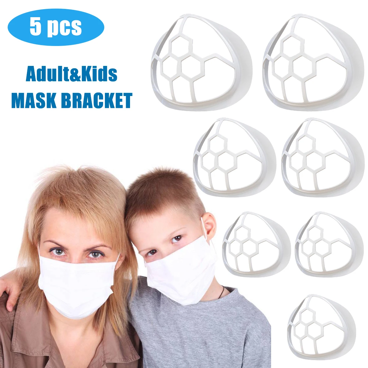 5pcs Mask Bracket Mask Inner Internal Support Frame Accessories Breathing Mask Holder Protection Frame Mask Bracket
5pcs Mask Bracket Mask Inner Internal Support Frame Accessories Breathing Mask Holder Protection Frame Mask Bracket