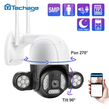 Techage HD 5MP Wifi IP Camera Outdoor Smart AI PTZ Wireless Camera Two-way Audio Full Color Night CCTV Video Human Detected P2P
Techage HD 5MP Wifi IP Camera Outdoor Smart AI PTZ Wireless Camera Two-way Audio Full Color Night CCTV Video Human Detected P2P