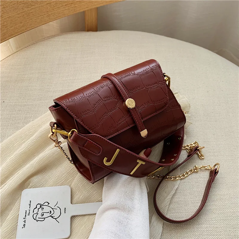 New Arrival Textured Bag Women's 2020 New Style Fashion Korean-style Versatile Stone Pattern Shoulder Bag Retro Fashion Small Sq
New Arrival Textured Bag Women's 2020 New Style Fashion Korean-style Versatile Stone Pattern Shoulder Bag Retro Fashion Small Sq