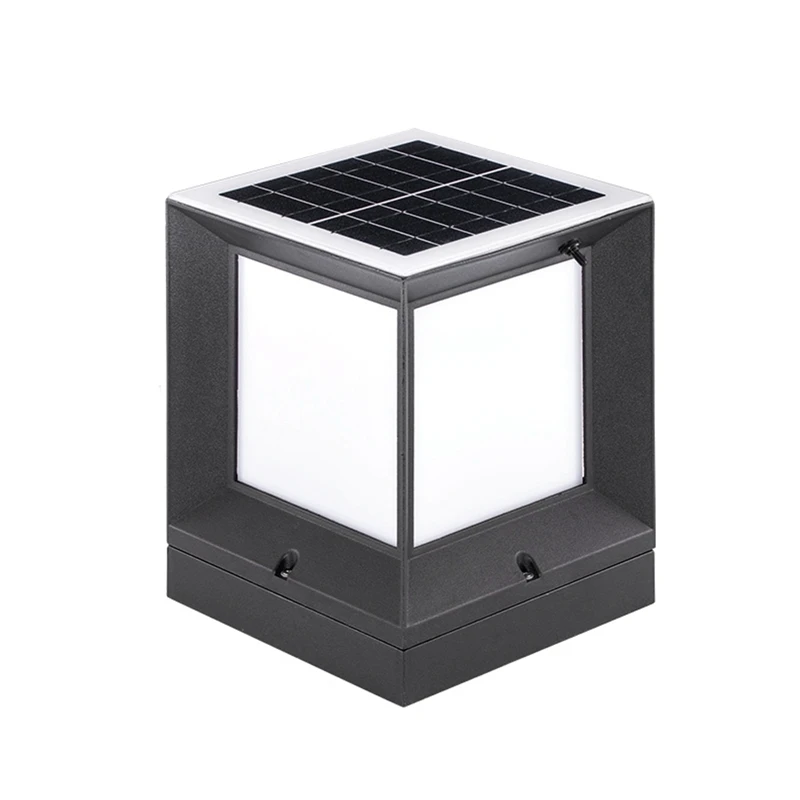 Solar Column Lamp Die-Casting Aluminum Wireless Waterproof Two-Color Led Column Head Light Lamp Garden Outdoor Column Lamp 21Cm
Solar Column Lamp Die-Casting Aluminum Wireless Waterproof Two-Color Led Column Head Light Lamp Garden Outdoor Column Lamp 21Cm