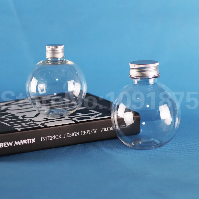 Free ship 50pcs Empty drinking ball bottle 300ml 400ml 500ml plastic bottle canning ball drinks christmas sphere bottle jar ball 
Free ship 50pcs Empty drinking ball bottle 300ml 400ml 500ml plastic bottle canning ball drinks christmas sphere bottle jar ball