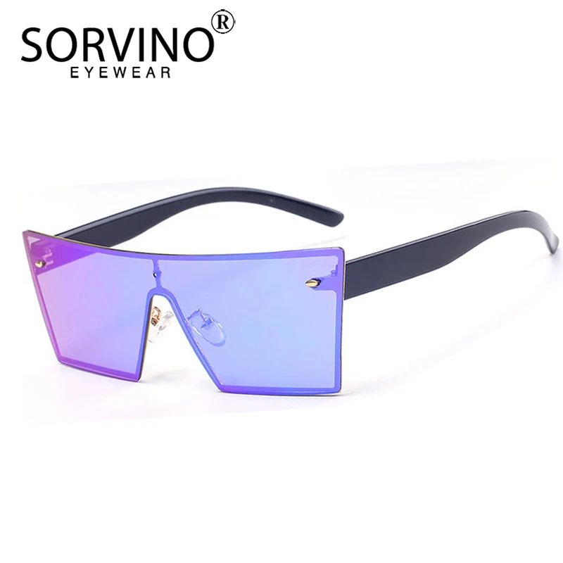 Фото Мужские и женские Квадратные Солнцезащитные очки SORVINO роскошные брендовые