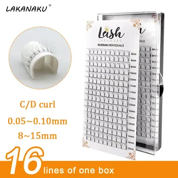 LAKANAKU Russian Pre Made Volume Fans Short roots 3D~10D C/D Individual Cluster EyeLashes Grafting 8~15mm Extension Heat Bonded
LAKANAKU Russian Pre Made Volume Fans Short roots 3D~10D C/D Individual Cluster EyeLashes Grafting 8~15mm Extension Heat Bonded