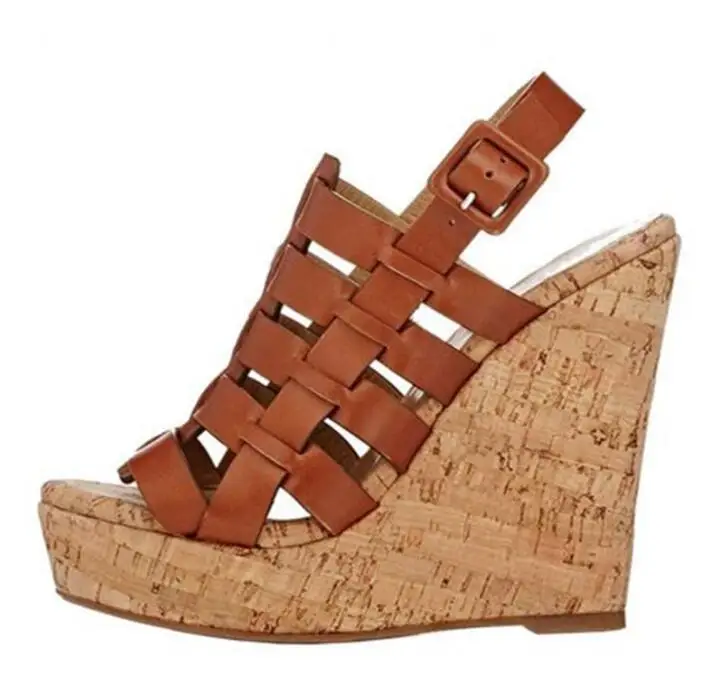 Wedges Roman Shoes Wooden Muffin Heels High Platform Hollow Women Sandals Open Toe Back Strap Big Size 45 Countryside Shoes
Wedges Roman Shoes Wooden Muffin Heels High Platform Hollow Women Sandals Open Toe Back Strap Big Size 45 Countryside Shoes