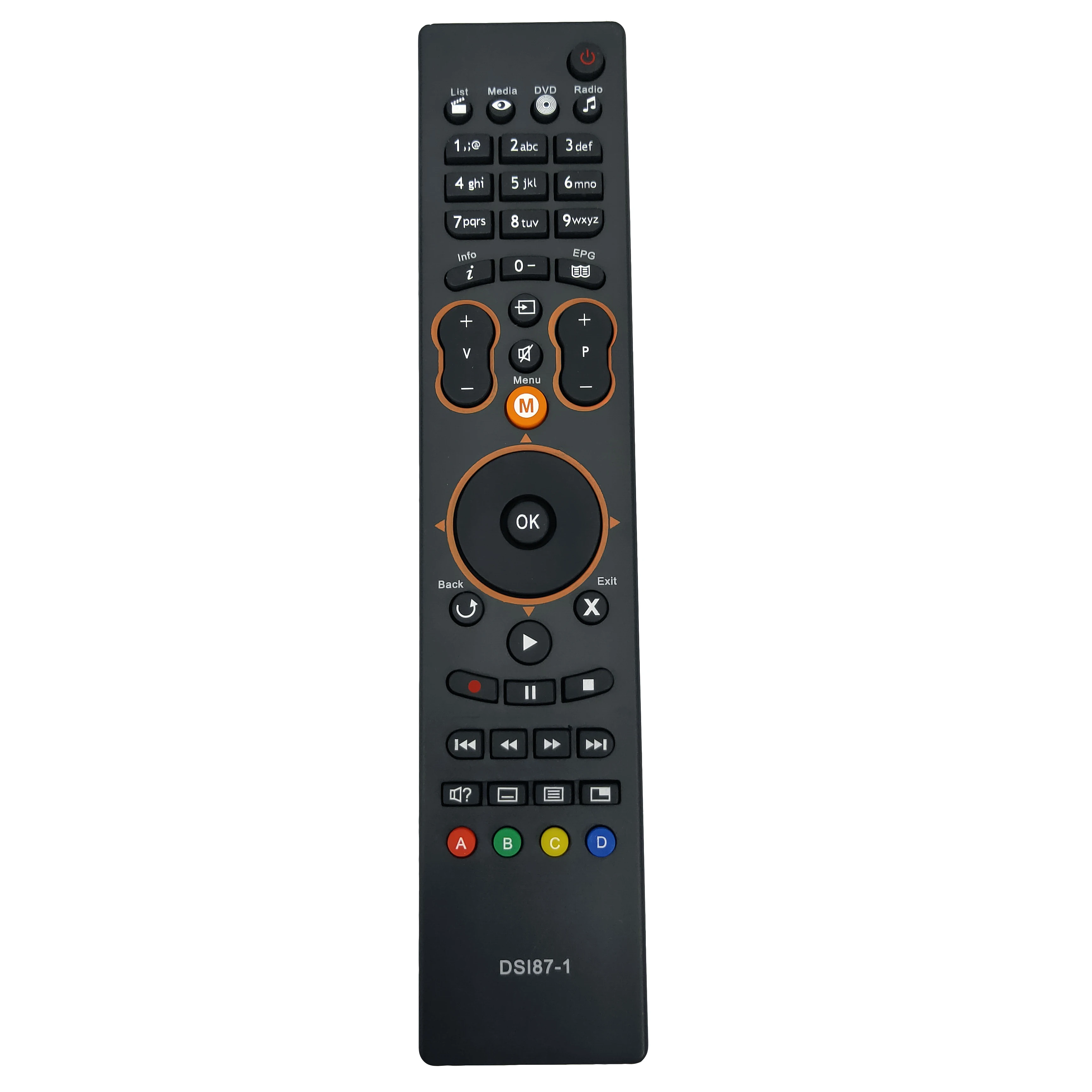 NEW Replacement for Sagemcom DSI87-1 HD SRC-4709 MPEG4 HD NTVPLUS Remote control
NEW Replacement for Sagemcom DSI87-1 HD SRC-4709 MPEG4 HD NTVPLUS Remote control